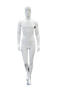 Roger, Gloss White Abstract Egg Head Male Mannequin with face features MM-XDM05