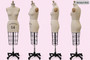 Professional Female Half Body Dress Form Size: 14 MM-601