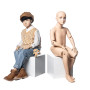 Flexible Realistic Child Posable Mannequin MM-KMY-R