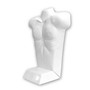 Closeout: Economy Male Plastic Countertop Display Form MM-FVM/84WHT  Closeout: Economy Male Plastic Countertop Display Form MM-FVM/84WHT