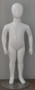 Gloss White Abstract Egg Head Child Mannequin 2 Y.O. MM-CW2YEG