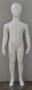 Gloss White Abstract Egg Head Child Mannequin 4 Y.O. MM-CW4YEG