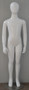 Gloss White Abstract Egg Head Child Mannequin 8 Y.O. MM-CW8YEG