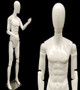 Flexible Male Mannequin Gloss White MM-MFXWEG-2