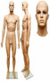 Realistic Plastic Male Mannequin Fleshtone PS-251A