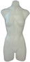 White Plastic Female Torso Form PS-P907W