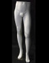 Matte White Male Mannequin Leg Form MM-ML9W