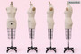 Professional Female Half Body Dress Form 