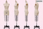 Professional Female Half Body Dress Form Size: 12