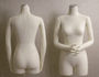 Cream Female Body Form Flexible Arms and Base MM-JF-F01SARM 