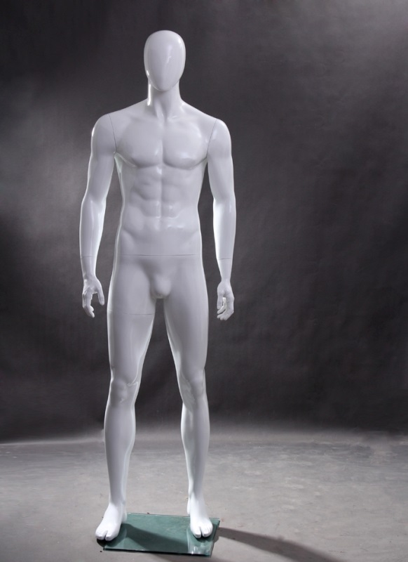 Styrofoam Male Mannequin Head In White-Austin-Dallas-Ft Worth