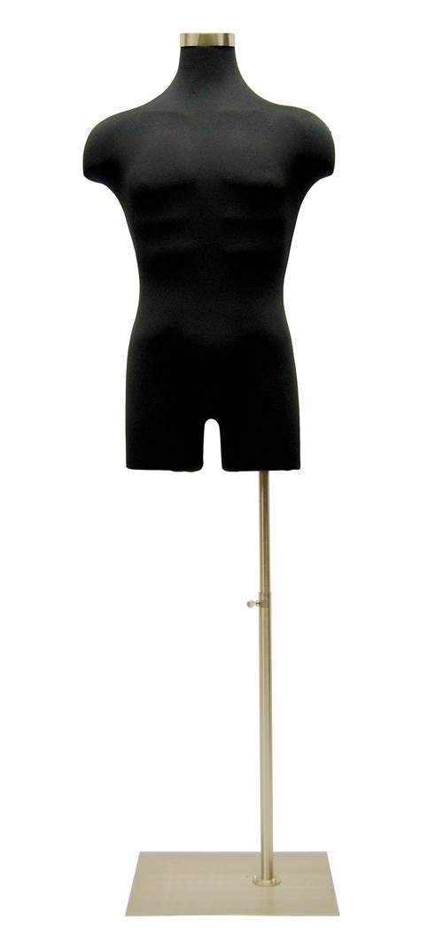 Black Male Body Form with Legs and Base MM-JF33MLEG02