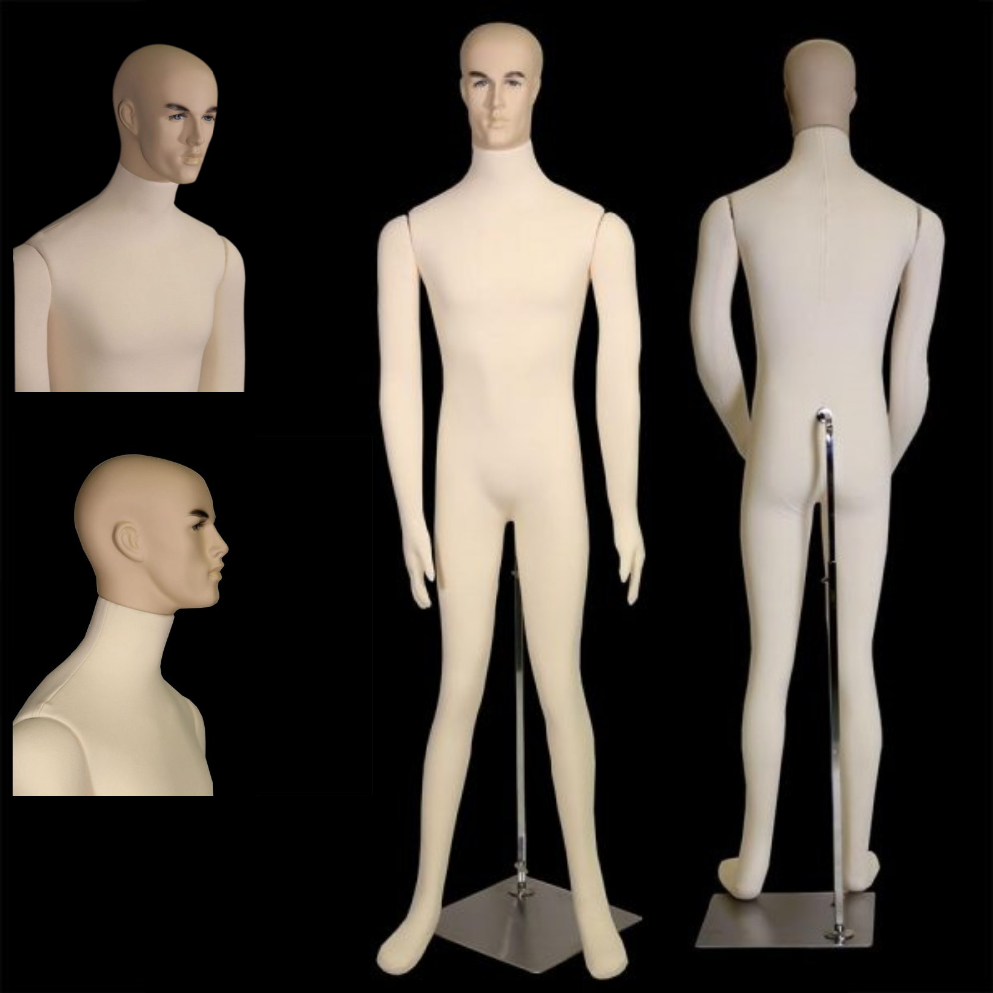 Headless Mannequins: Full Body Flexible Male Mannequin