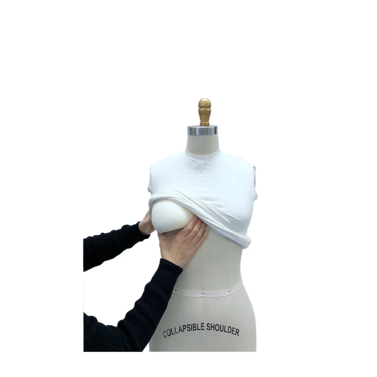 green emerald velvet dress Padding Fitting System for soft tailor’s dress forms main image 0