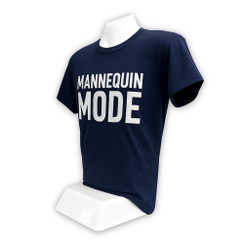 Closeout: Economy Male Plastic Countertop Display Form MM-FVM/84WHT 