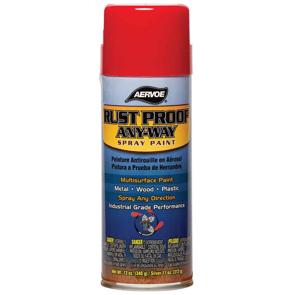 Aervoe Rust Proof Any-Way Spray Paint All Surface Enamel
