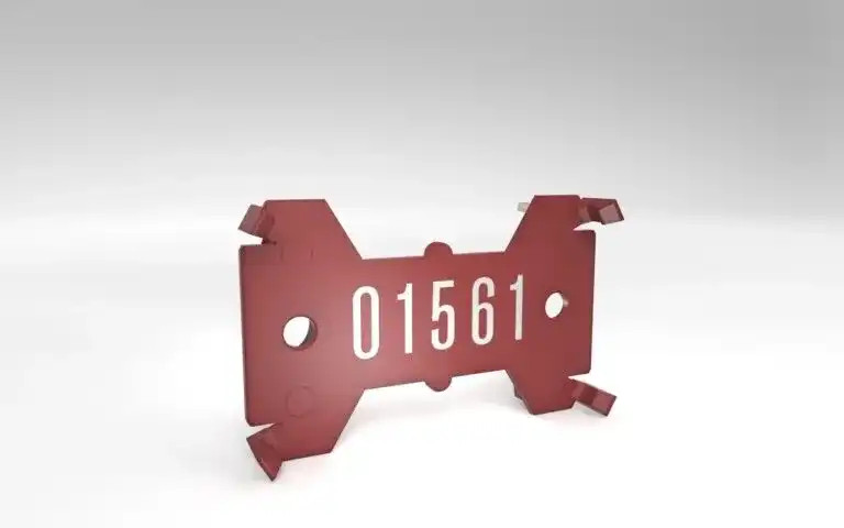 Timber Logging Tag Signumat Type 1 Numbered Plastic Log Tags