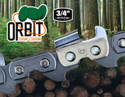 Orbit 3/4" Pitch Semi-Chisel Saw Chain 96 Drive Links Orbit 3/4" Pitch Semi-Chisel Saw Chain 96 Drive Links