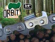 Orbit Orbit 3/4" Pitch Semi-Chisel Saw Chain 96 Drive Links HV9596WF