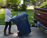 Tote Caddy Trash Can Transporter, Trash Can Hitch 