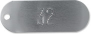 Jim-Gem/FS Racetrack Tags, Aluminum Oval Tags - Numbered 245