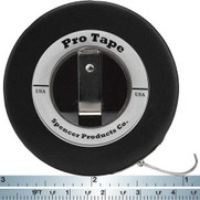 Spencer Spencer 35' Pro Tape | Chrome Clad | Black Vinyl Case 68570