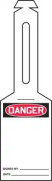 AccuForm Loop 'n Strap™ Tag OSHA Danger Safety Tag | 25 Pk TAL321