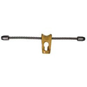 Golden Bell Golden Bell 5/8" Two Button Logging Cable Choker with Midget Hook 5810J2