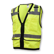Radians SV59Z -2Z Class II Heavy Duty Surveyor's Safety Vest with Zipper