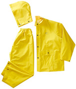 Dunlop Onguard Sitex 3 Piece Polyester/PVC Rainsuit, Yellow 76522 Dunlop Onguard Sitex 3 Piece Polyester/PVC Rainsuit, Yellow 76522