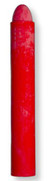 Dixon Red Fluorescan Scannable Lumber Crayons | 12 Count Box | 5" x 11/16" | Dixon | 13001 13001