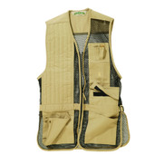 Khaki Mesh Shooting Vest | Single Gun Pad | Bob Allen | 240M Khaki Mesh Shooting Vest | Single Gun Pad | Bob Allen | 240M