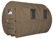 Southern Outdoor Technologies Sportsmans Condo Bale Condo | Solid Blind for Bow, Gun, Crossbow Hunting | Loaded | 79"L x 72"W x 64"H balecondo