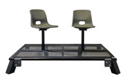 Southern Outdoor Technologies The Side-By-Side Hunting Platform | For creating a customizable Hunting Blind | Sportsman Condo | 48"L x 72"W sidebyside