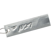 Jim-Gem/FS Double-Faced Aluminum Tags | AL Tags, Box of 500 | 3/4" x 3" 79500