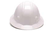 Pyramex Full Brim Hard Hat | 4 pt Ratchet | SL Series | White HP24110