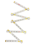 4' Wooden Folding Log Rule