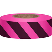 Presco Presco Striped Vinyl Flagging | White or Black Striped STRIPEDFLAGGING