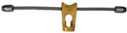 Golden Bell Golden Bell 9/16" Two Button Logging Cable Choker with Micro Midget Hook J2-MICROMIDGET
