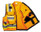 SitePro SitePro Premium Surveyor and Engineer Class 2 Safety Vest | Hi-Viz Orange 23-750-FO