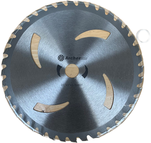 Archer Archer 10" Carbide Tipped BrushCutter Blade | 40 teeth | 1" Arbor A785