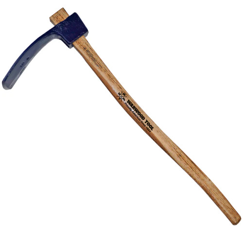 Warwood Tool Track Adze Hoe | 34" Hickory Handle Warwood Tool Track Adze Hoe | 34" Hickory Handle