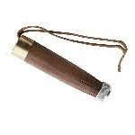 Peterson Peterson 4-3/4" Heavy Duty Brass Lumber Crayon Holder for 1/2" Hex Lumber Crayons | Leather Strap PB150