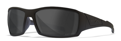 Wiley X Twisted Safety Glasses | Polarized Grey Lenses | Matte Black Frame