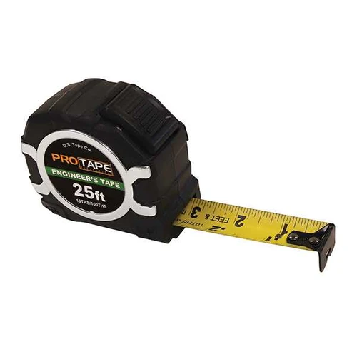 25' X-Series Engineer's Pro Tape Measure | Ft/In/10ths & 100ths & Ft/In/16ths