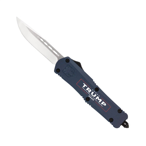 Cobratec Cobratec Medium FS-3 Trump 2024 OTF Knife | Drop Point, Not Serrated MTRP24BLUDNS