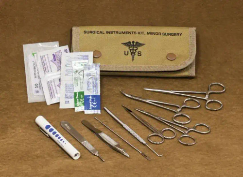 Elite First Aid Elite First Aid | First Aid Field Surgical Kit Tan Pouch FA80122TAN