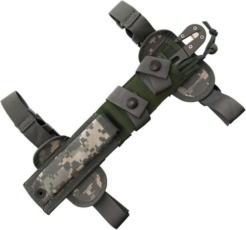 Ontario ASEK Polyester Sheath with Leg Strap | Camo
