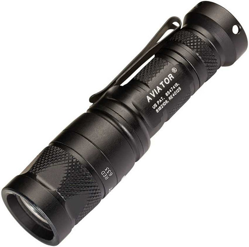 SureFire Aviator Red Flashlight | Black