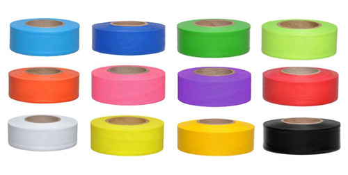 Presco Texas Roll Flagging Tape | Standard or PresGlo Colors Presco Texas Roll Flagging Tape | Standard or PresGlo Colors